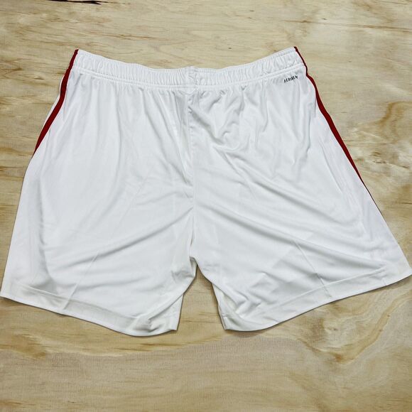 NEW Manchester United adidas Home AEROREADY Shorts 2XL White Mens - Picture 5 of 9